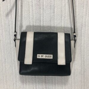 G‎ by Guess Black White Colorblock Flap Crossbody Bag